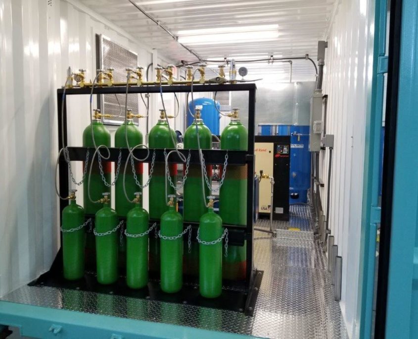 Self Contained Oxygen Generator O2 Generation Container Systems