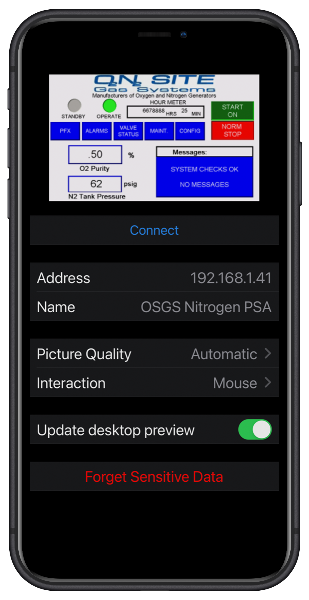 Onsite Generator Monitoring Device